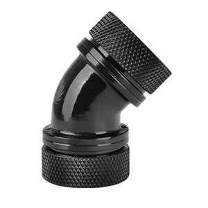 Thermaltake Pacific G1/4 PETG Tube 45-Degree compression fitting 16mm OD Black
