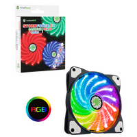 GameMax Game Max Game Max Storm Force RGB Ring Fan 16.8 Million Colours 4pin RGB Connection