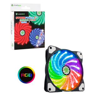 GameMax Game Max  Game Max Storm Force RGB Ring Fan 16.8 Million Colours 4pin RGB Connection