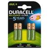 Duracell Ultra Rechargeable AAA 900mAh - 4 Pack Image