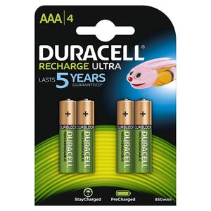 Duracell Duracell Ultra Rechargeable AAA 900mAh - 4 Pack