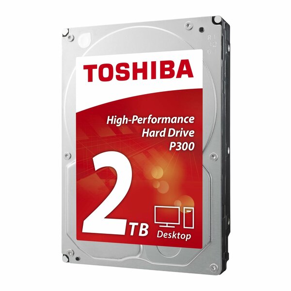 Toshiba 2TB Toshiba P300, 7200RPM, 3.5”, SATA III - 6.0 Gb/s, 64MB Cache, 4.17ms, OEM