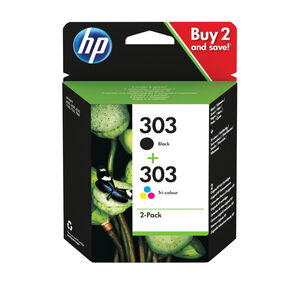 HP HP  HP 303 + 303 Multi Pack - Print cartridges - 1 x Black (200 Page*) , 1x Colour (165 Page*) *average