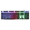 JEDEL LED Colour Changing Gaming Keyboard and Mouse - White Image