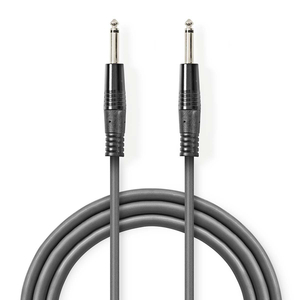 NEDIS NEDIS  5 Meter Balanced Audio Cable, 6.35 mm Male - 6.35 mm Male, 5.0 m - Grey