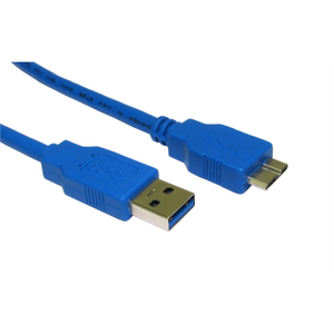 Generic Generic  USB 3.0 Cable A Male - Micro B Male Round 2.00 m Blue