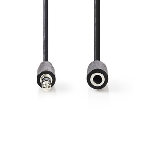 NEDIS NEDIS  Stereo Audio Cable 3.5 mm Male - 3.5 mm Female 3.00 m Black Extension