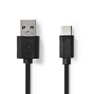 NEDIS NEDIS  USB 2.0 Cable - Type-C Male - A Male - 2.0 m Black