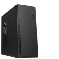 CIT CIT Classic Black Micro ATX Midi Tower With 500W Basic PSU