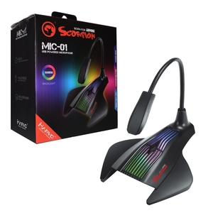 MARVO MARVO MIC-01 Scorpion USB RGB LED Black Gaming Microphone - SPECIAL OFFER