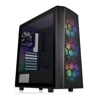 Thermaltake Thermaltake CA-1L7-00M1WN-03 Versa J24 Mid Tower Chassis, Tempered Glass, ARGB, 4x 120mm Fans, USB 3.0 - SPECIAL OFFER