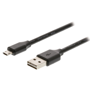 Value Line Value Line  USB 2.0 Cable USB-A Male - Micro B Male 2.00 m Black