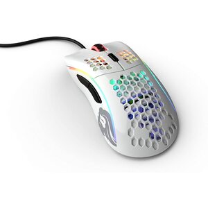 Glorious Glorious GD-WHITE Model D USB RGB Gaming Mouse - Matte White