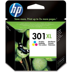HP HP  Hp 301XL - Print Cartridge - 1 X Tri Colour - 330 Page Yeild