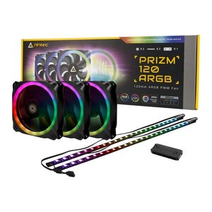 ANTEC Antec 3 in 1 pack with 3x 120mm Fan 1x fan controller &  2x ARGB LED Strips - Special Offer