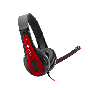 Canyon Canyon Simple PC headset HSC-1 Black / Red 3.5mm Jack x 1 - Special Offer