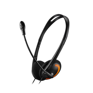 Canyon Canyon Stylish And Comfy Headset HS-01 - Black / Orange 2x 3.5mm Jack - Special Offer