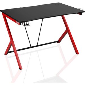 Nitro Concepts Nitro Concepts D12 Gaming Desk - Black / Red, 116 x 75 x 76 cm  - EX Display, Collection only as item is fully built