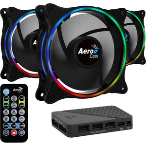 Aerocool Aerocool Eclipse 12 Pro 120 mm ARGB FANS x 3 with Hub