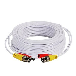 Generic Generic  10M BNC Plug + Play Video Power shotgun Cable For CCTV Cameras - White