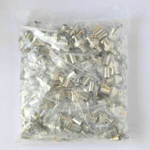 Generic Generic BNC Crimp Male RG59 Connector 3 in 1 Coaxial Cable RG59 Plugs CCTV Accessory 50 pack