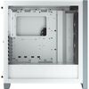 Corsair CC-9011205-WW iCUE 4000X RGB White Mid Tower Gaming Case - White USB 3.0 - EX DISPLAY REDUCED Image