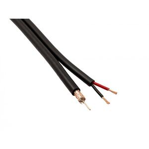 Generic Generic  1M BNC Shotgun Cable For CCTV Cameras - Black - (sold by the meter)