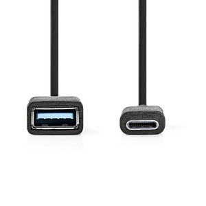 NEDIS NEDIS  USB 3.2 Gen 1 USB Type-C™ Male to USB-A Female Adaptor 0.15 m