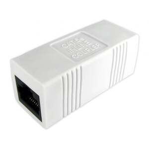 Generic Generic   Rj45 Female - Female Through Coupler - straight through Beige
