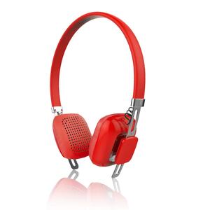 Psyc Psyc  Bluetooth Stylish On Ear Rechargable Headphones with built in Mic - Red Edition