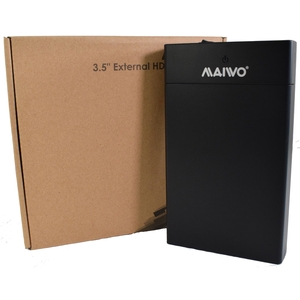 Maiwo Maiwo  USB 3 3.5 Inch Hard Disk Drive Enclosure Black SATA