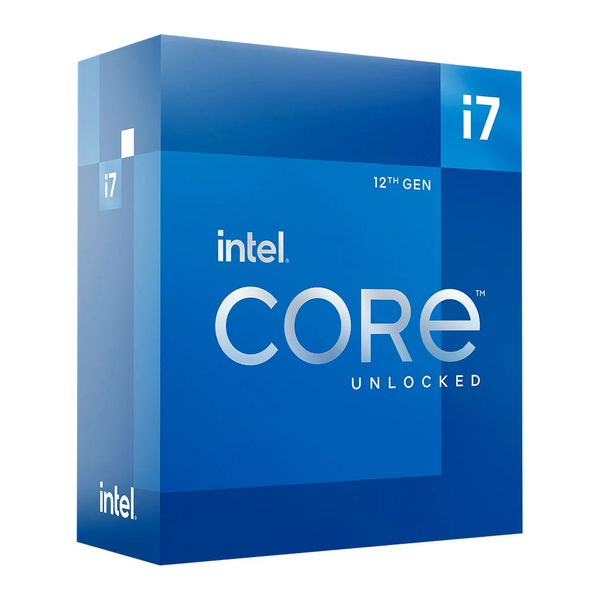 Intel  Intel 12 Core i7 12700K Alder Lake CPU/Processor, S 1700, Alder Lake, 12 Cores,  20 Threads, 3.6GHz, 4.9GHz Turbo, 25MB Cache, 125W, Retail