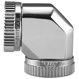 Phanteks Phanteks  16mm Hard Tube Adapter 90° - Chrome