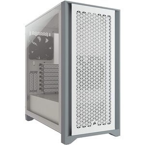 Corsair Corsair CC-9011201-WW 4000D Airflow White Edition - Tempered Glass Mid-Tower ATX Case (High-Airflow Front Panel, Tempered glass side panel