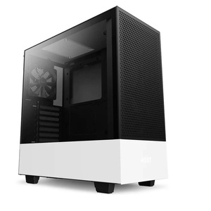 NZXT NZXT (White) H511 Flow Mesh Fronted Mid Tower Gaming PC Case, ATX, Tempered Glass Panel, 2X 120Mm Fan - Black Friday Special Offer