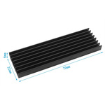 Generic   Aluminum Heatsink Cooler with Thermal Adhesive Tape for M.2 SSD, 70 x 22* x 6