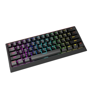 MARVO MARVO  USB Mechanical gaming Keyboard, Red Mechanical Switches, 60% Compact, RGB Backlights