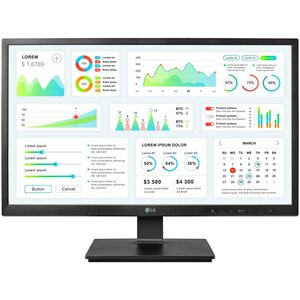 LG LG 23.8 Inch Height Adjustable Full HD Monitor (VGA ONLY) - SPECIAL CLEARANCE OFFER (includes built in cloud computing ! RRP £399.99)