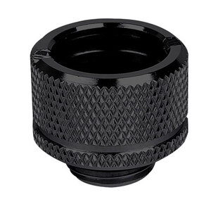Thermaltake Thermaltake  Pacific G1/4 PETG Tube 16mm OD Black Compression Adapter - DIY LCS/Fitting - Black