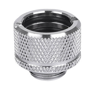 Thermaltake Thermaltake  Pacific G1/4 PETG Tube 16mm Water Cooling compression OD Adapter - Chrome