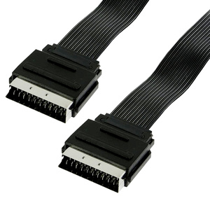 Falcon Value Falcon Value  1 Mtr Scart To Scart Lead (Flat Type) Fully Wired 21 pin