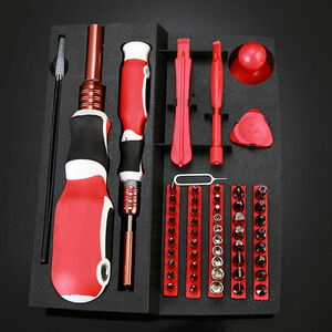 Splinktech Splinktech  56pcs Multi Functional Precision Insulated Screwdriver Set Large Small Hex Torx