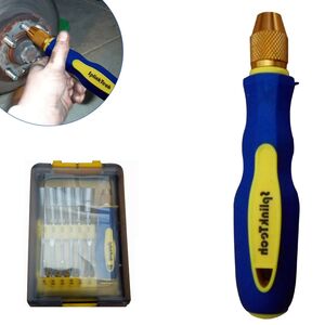 Splinktech Splinktech  13Pcs Multi-Functional Screwdriver Set Phillips Slotted Socket Hex Torx Bits