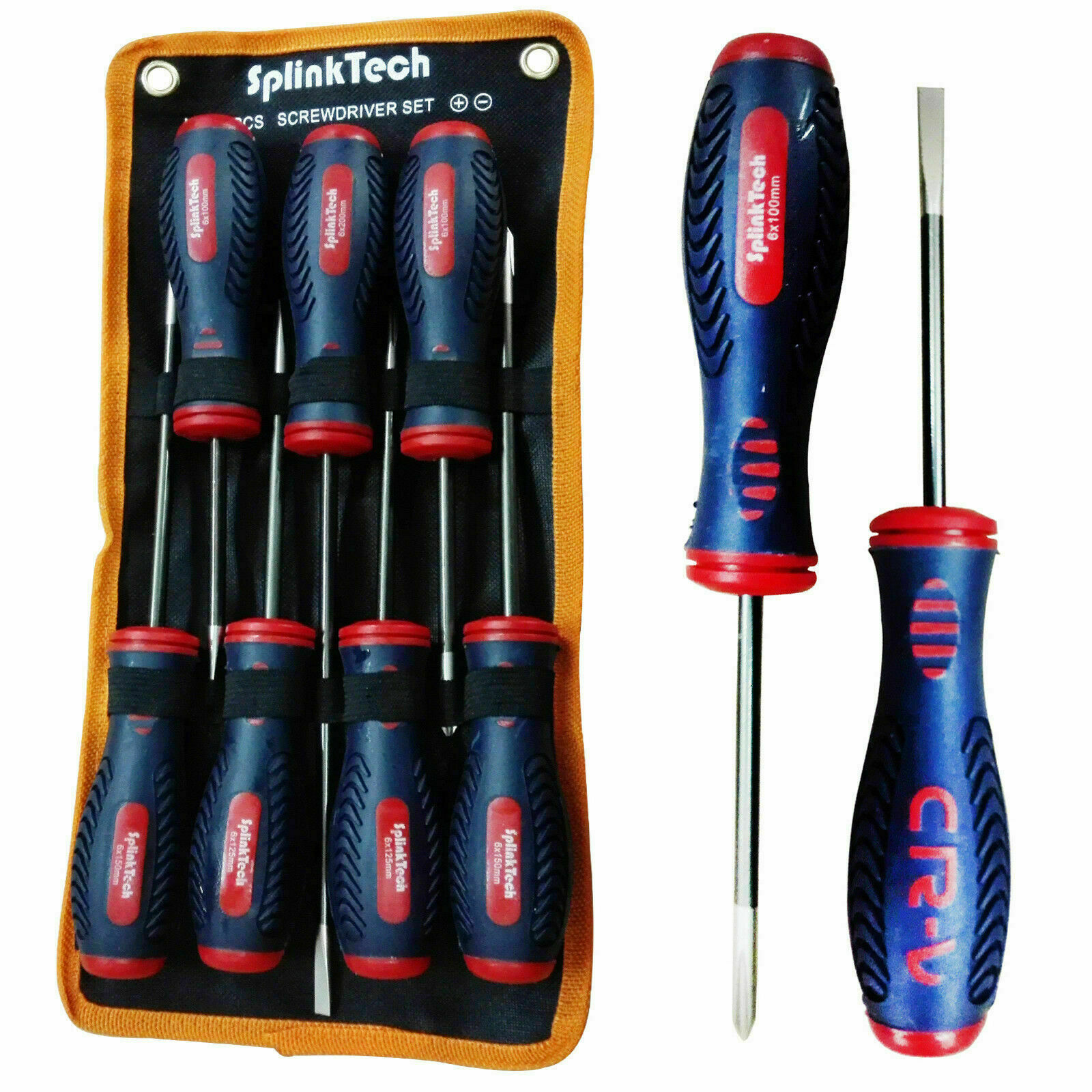 Splinktech 7Pcs Precision Screwdriver Magnetic Insulated Tool Set Soft ...