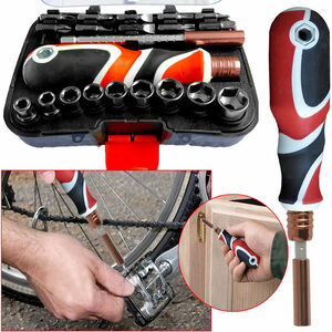 Splinktech Splinktech  21 Pcs Socket Screwdriver Set Heavy Duty Multi functional Metric Hex Ratchet