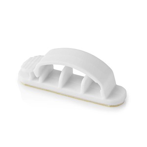 NEDIS NEDIS  Cable Managment Clip with Lock, 3 pcs, 3 Slots, 7.5mm Max cable thickness - Retail