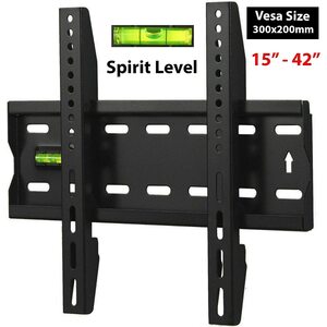 Splinktech Splinktech () 15`` - 42`` Inches Fixed TV Wall Bracket Mount For 15 26 30 32 37 40 42 inch