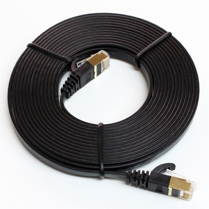 Generic Generic  10 Meter Flat Network Cable Cat7 Enhanced - Black