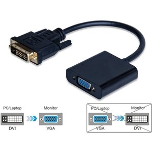 Generic Generic VGA:DVI DVI - VGA Adapter DVI-D to VGA analog - Black 15cm