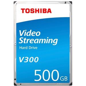 Toshiba Toshiba  500GB V300 SATA 3 5700RPM, 3.5 Inch , 64Mb Cache Great for CCTV / Video Editing / 24/7 Use